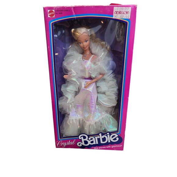 NIB Crystal Barbie Doll No. 4598 Mattel 1983 Original Packaging Vintage - Picture 1 of 5